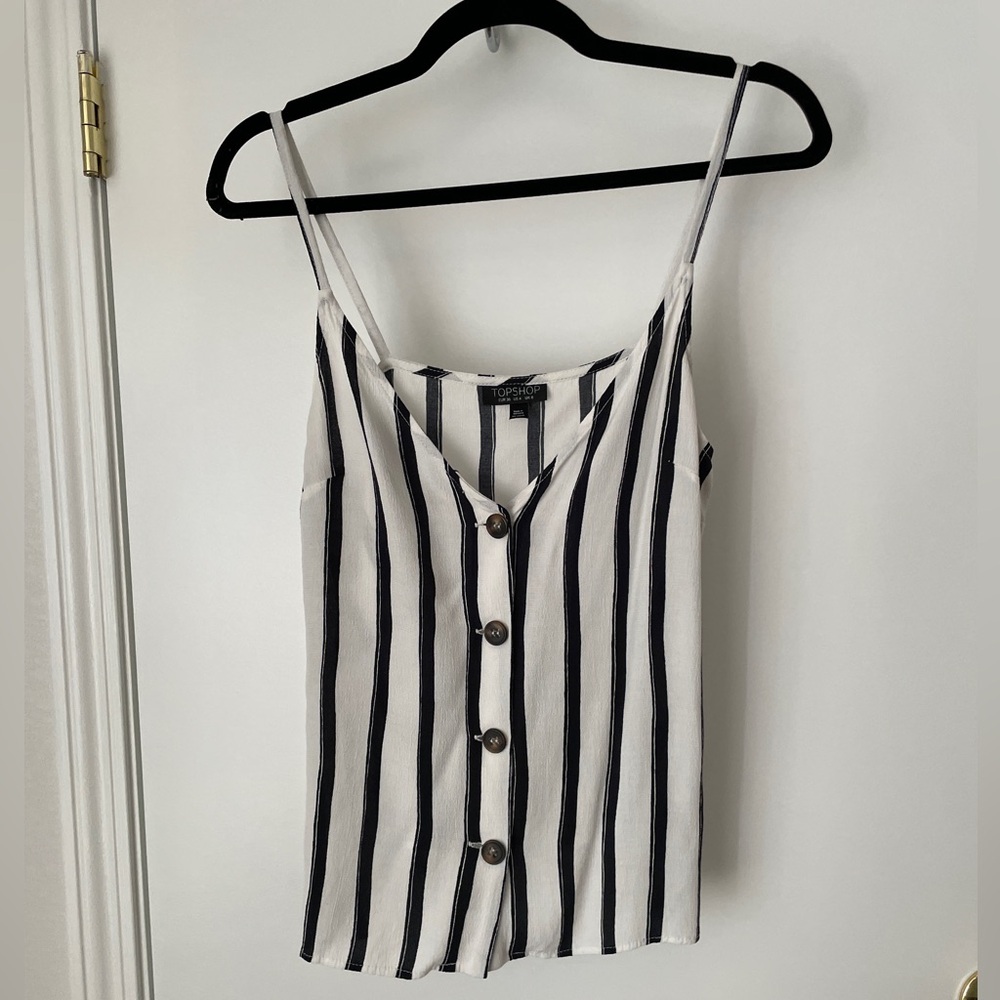 Topshop Striped Tank